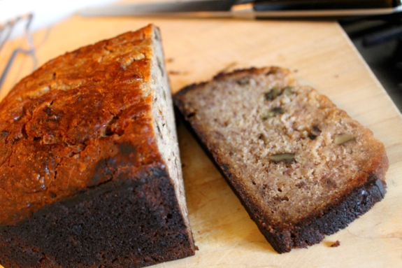 Banana Walnut Loaf slice
