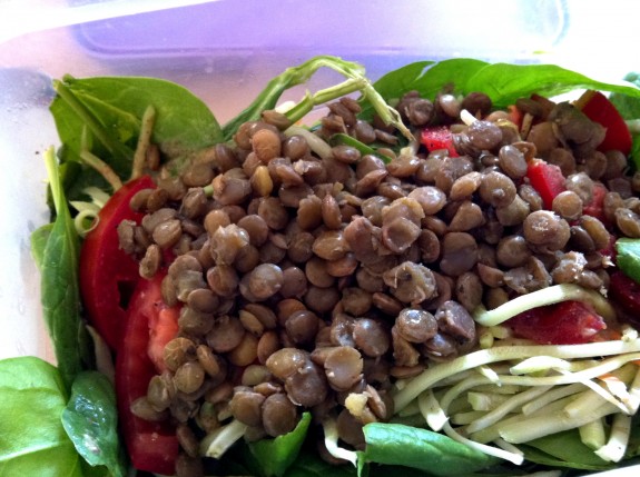 quick italian lentils