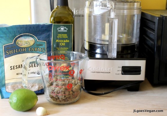 Lentil Hummus - the ingredients