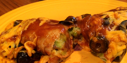 Vegan Cheese Enchiladas with Potatoes and Peas | JL goes Vegan