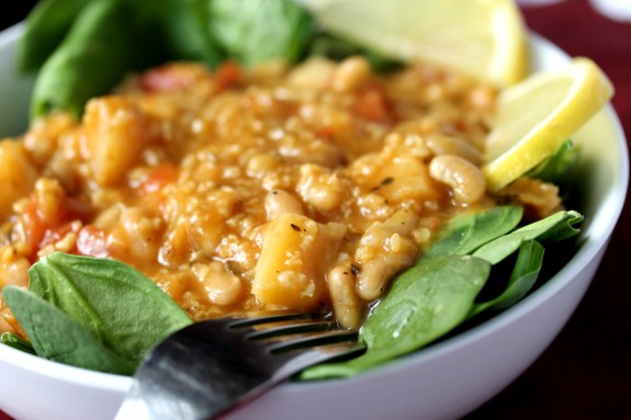 Flageolet Bean & Millet Stew