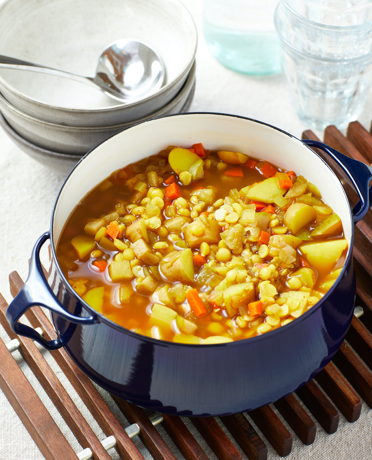 Yellow Potato Soup from The Complete Plant-Based Diet