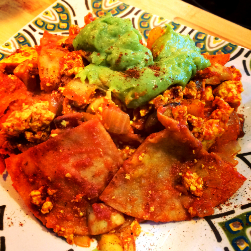 Vegan Chiliquiles