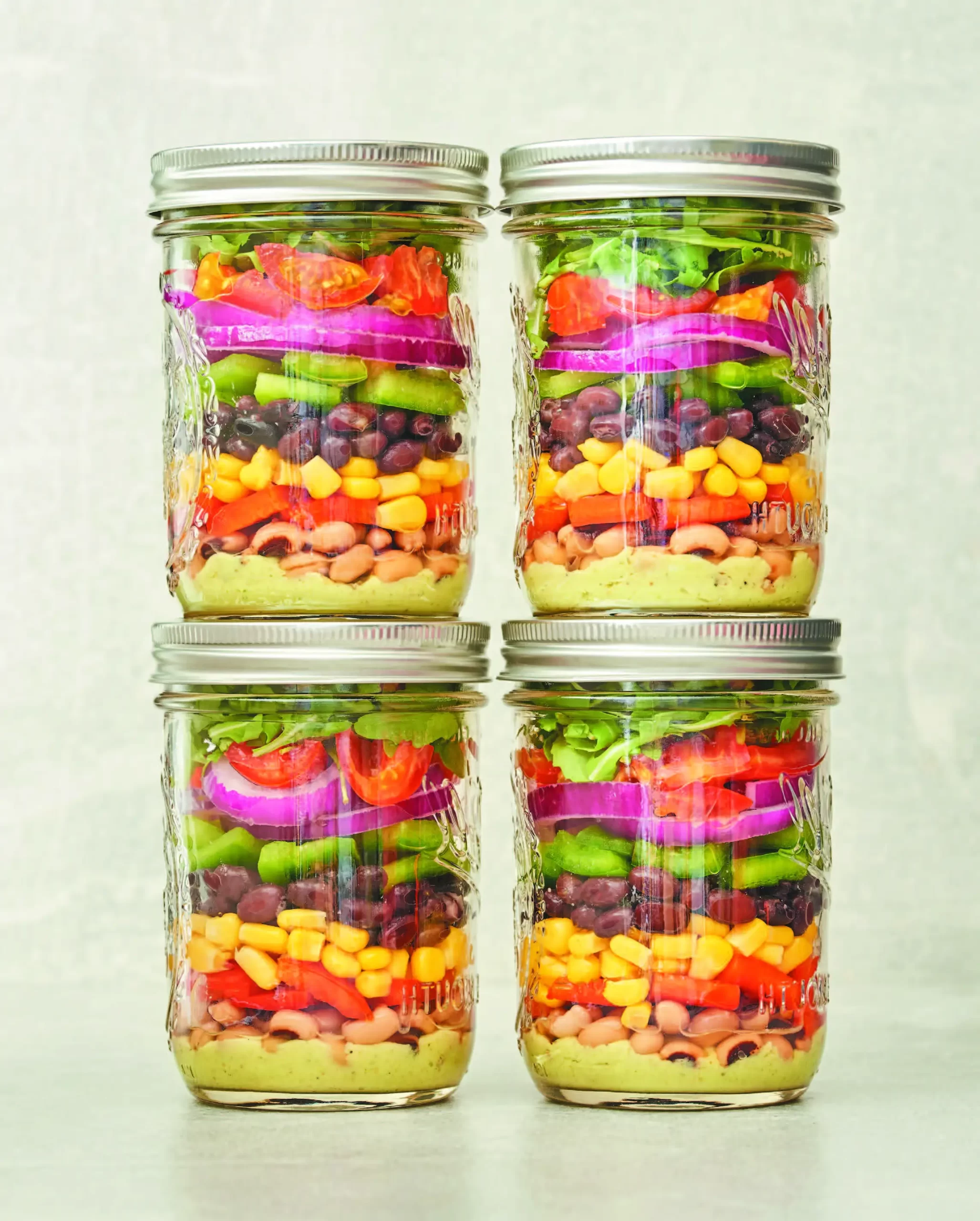 Cowboy Caviar Mason Jar Salad