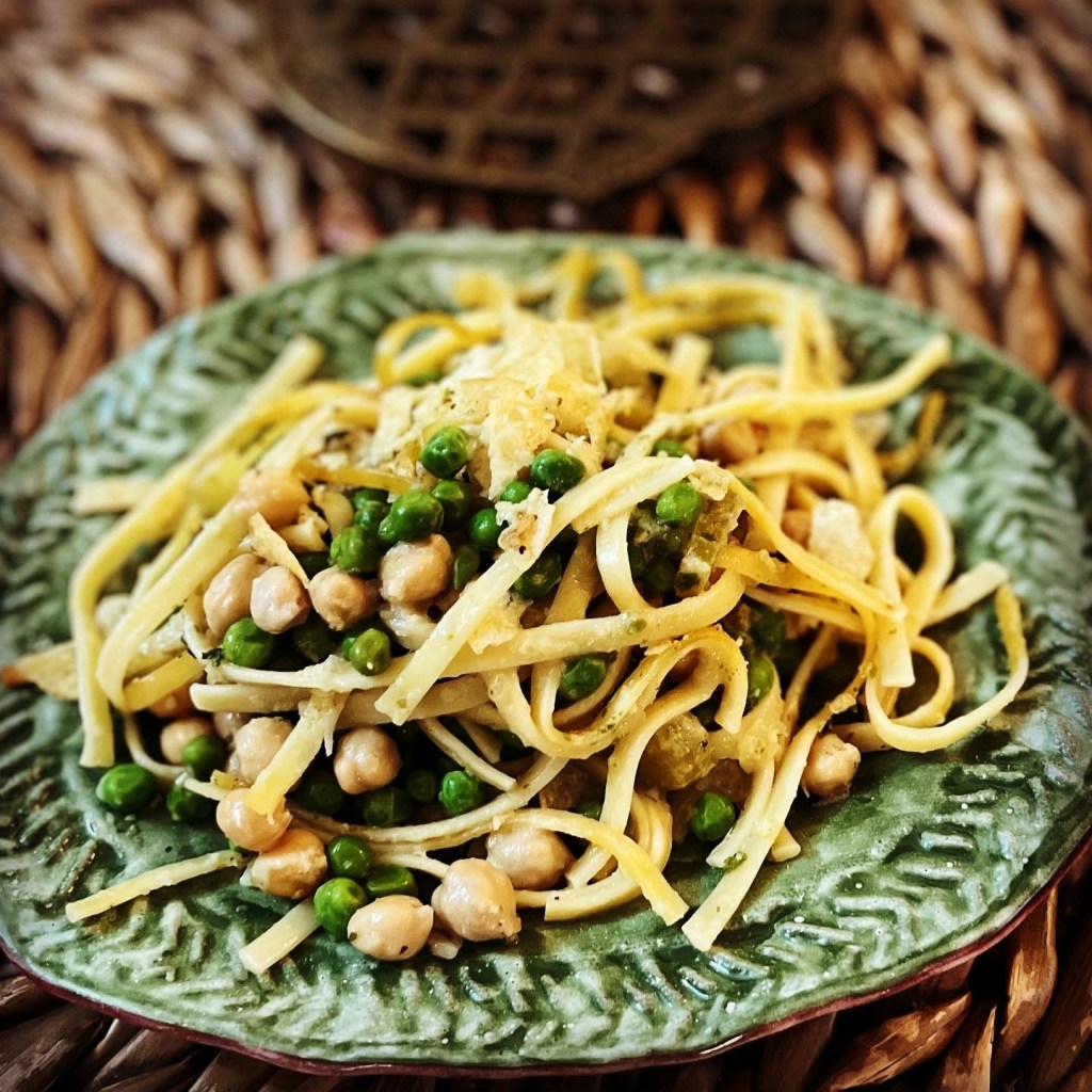 Chickpea & Pea Noodle&nbsp;Casserole