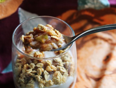 Chunky Applesauce and Vegan Yogurt Parfait 3 by JL Fields on JLgoesVegan.com