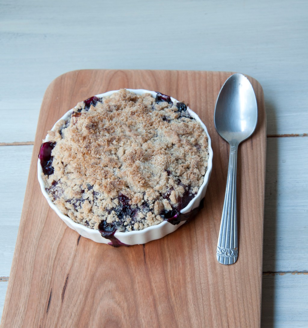 Fruit Crumble recipe from The Vegan Air Fryer