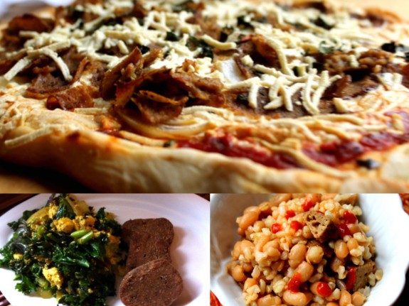 vegan pepperoni sausage meals