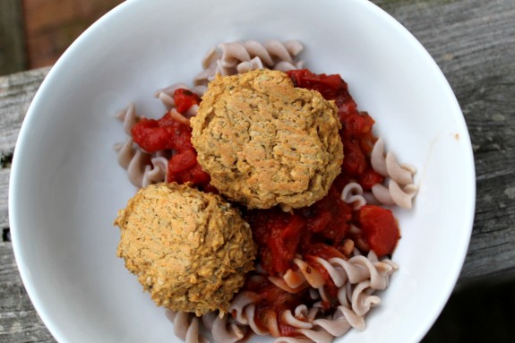 Spicy White Bean & TVP "Meatballs" 1