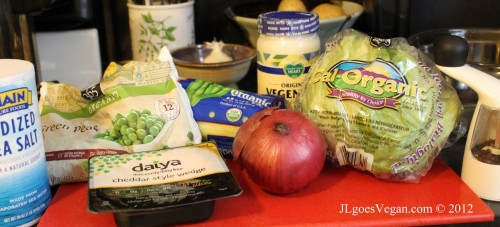 Lightlife Smart Bacon, Vegan Seven Layer Salad 1, JL Fields, JL goes Vegan